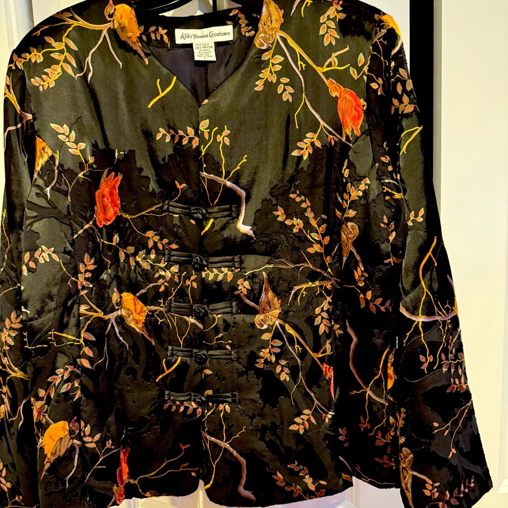 Beautiful, Unique Aliki Yamani Creations Silk Jacket Special $25